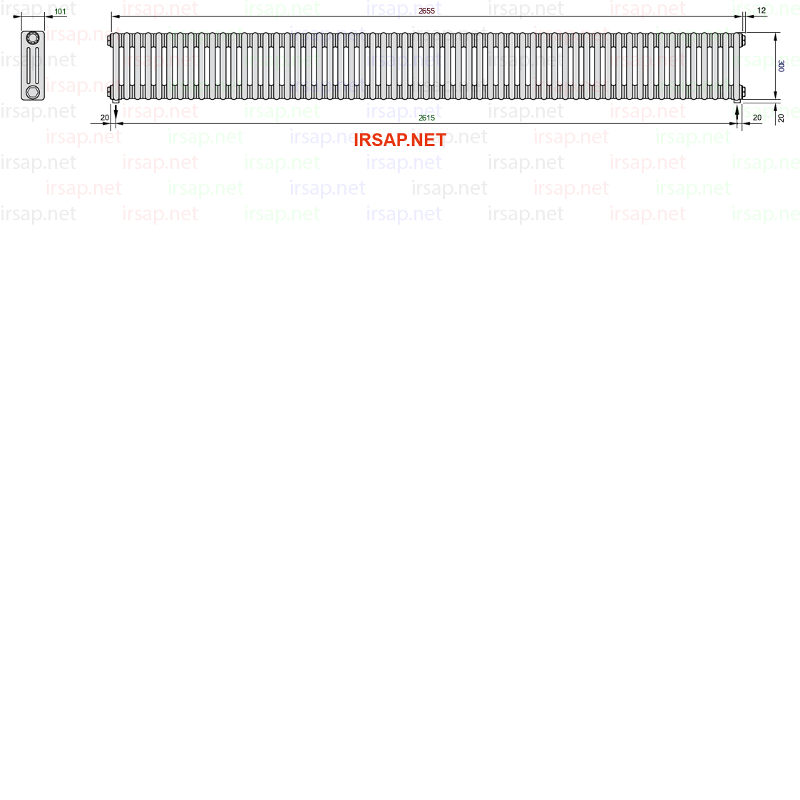 Радиатор IRSAP Tesi 30300/59 T16 CL 01